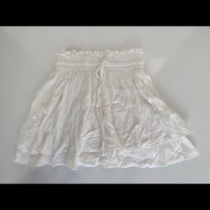 Princess Polly White Ruffle Skirt
